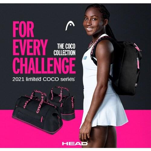 Original HEAD Sharapova Sport Accessories Men Women Badminton Bag Tennis Bag Sports Backpack Athletic Bag