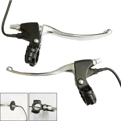 1 Pair Electric Bicycle Brake Handle Grips Aluminum Alloy E-Bike Mechanical Brake Lever Electric Kick Scooter Cycling Parts