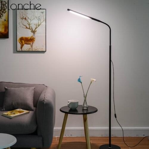 Modern Led Floor Lamp Dimmable Stand Lights for Living Room Bedroom Bedside Piano Lamp Study Standing Light Fixtures Home Decor