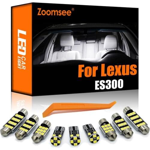 Zoomsee Interior LED For Lexus ES 300 ES300 1992-2003 Canbus Vehicle Bulb Indoor Dome Map Reading Light No Error Auto Lamp Kit