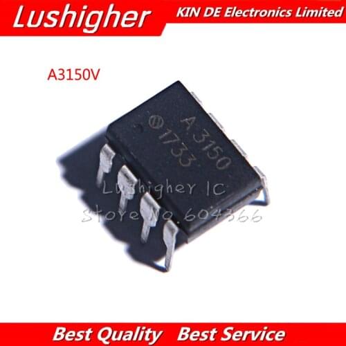 10pcs HCPL-3150 DIP HCPL3150 DIP-8 A3150V A3150 3150V DIP8