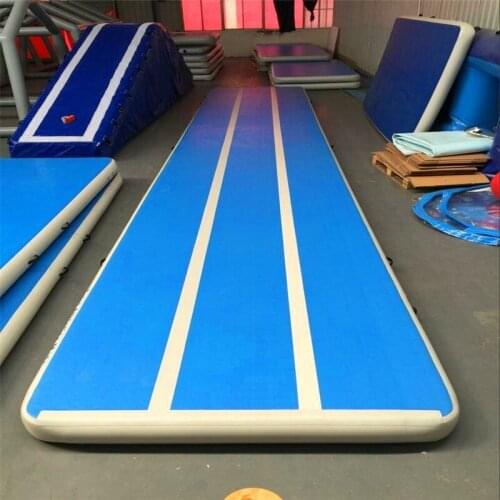 Free Shipping Inflatable Air Track 8*2*0.2m Thick Gymnastics Tumbling Mats for Kit Inflatable Gym Air Mat Gymnastics Equipment