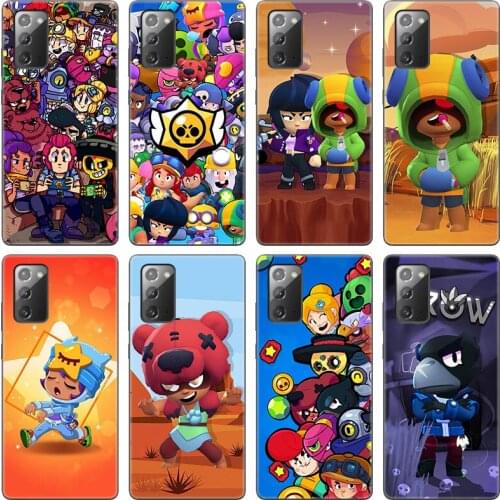 Stars Game Clow Phone Case For Samsung Galaxy S20 S21 FE S10 Lite Note 20 10 Lite S8 S9 S10E S10 Plus Ultra Black Soft Cover