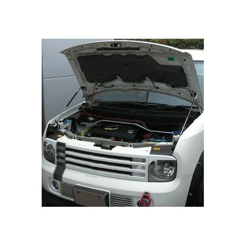 Damper for Nissan cube BGZ11 2002-2008 Front Hood Bonnet Modify carbon fiber Gas Struts Shock Lift Supports