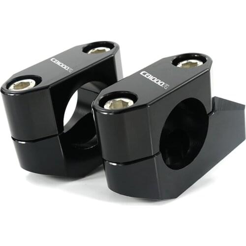 For Honda CB1000R 2018-2021 28mm 1 1/8" Back Moved Up Mounting Risers Fat Bar CNC Off-set Handlebar Risers