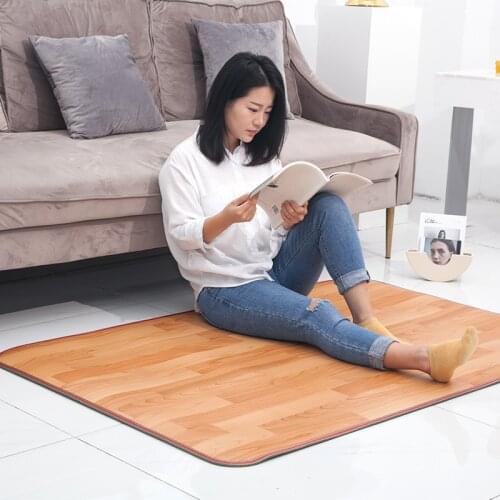 Multiple sizes Electric Heating Pad 220V Thermal Foot Feet Warmer Heated Floor Carpet Mat Pad Home Office Warm Feet