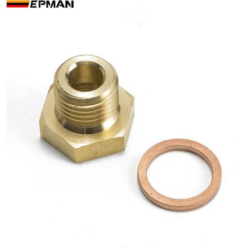 EPMAN O Ring Pressure Temp Gauge Sender Adapter 1/8 NPT To M14x1.5 Male With Washer EPCGQ204