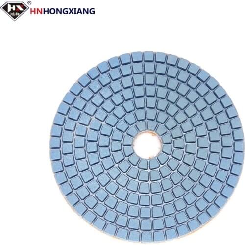 HNHONGXIANG Diamond Wet Polishing Pads,Stone Refurbishing Polishing Discs Set Sheet for Ceramics Tiles, Quartz Artificial Stone