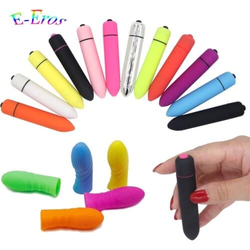 ORISSI 1Pcs Mini Bullet Vibrator Colorful AAA battery 10 Speed G Spot Vibrator Vibrating Tranquil Bullet Vibrators For Women
