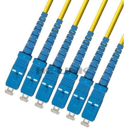 LODFIBER 600M SC-SC Outdoor Armored Singlemode 6 Strands Fiber Optic Cable Patch Cord 9/125