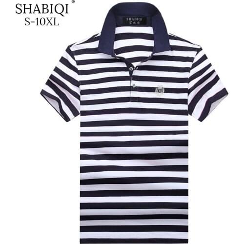SHABIQI Classic Brand Men shirt Men Polo Shirt Men Short Sleeve Polos Shirt T Designer Polo Shirt Plus Size 6XL 7XL 8XL 9XL 10XL
