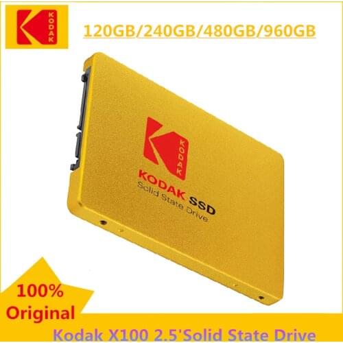 Original Kodak X100 2.5' SSD 960GB 480GB 240GB 120GB Internal Hard Disk Sata3 Solid State Drive Metal Hard Disk For laptops PC