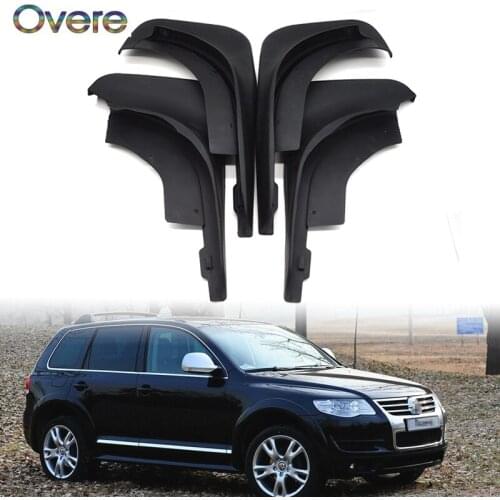 Overe Car Front Rear Mudguards For VW Touareg Mk1 2008 2009 2010 Facelift Volkswagen Car-styling 1Set Mudflap Accessories Fender