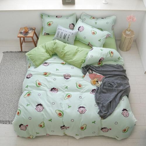Modern Cartoon Unicorn Print Bedding Sets Comfortable Duvet Cover Set Bedroom Pillowcase Duvet Covers 3/4 Pcs Bed Set
