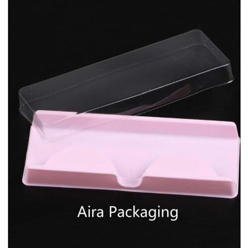 Empty Portable Fake Eyelashes Packing Box False Eyelashes Storage Container DIY Fake Eyelashes Blister Package 100pcs/lot