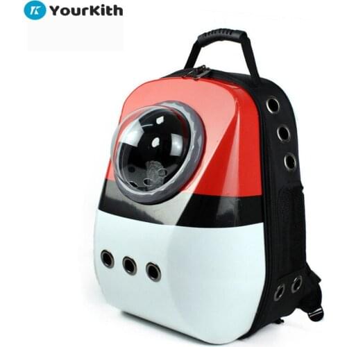YourKith Pet Carriers Backpacks Space Capsule Cat Dog Carrier Backpack Travel Bag Kitten Doggy Back Pack for Outdoor