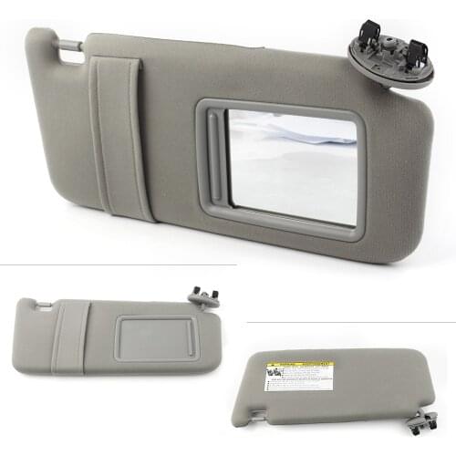 Right Passenger Side Sun Visor Sunshade For 2007-2011 Toyota Camry Hybrid without Sun support Model Left Driver