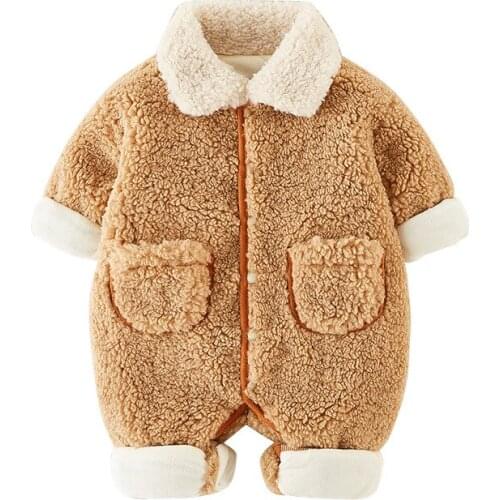 Super western baby clothes full moon men and women baby fall/winter jumpsuit cute romper romper super cute outing clothes