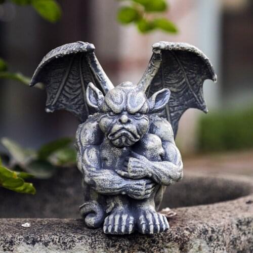Garden miscellaneous goods courtyard small ornaments resin little monster demon statue creative animal decoration ornaments