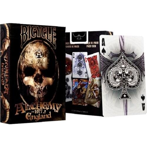 Bicycle Alchemy 1977 England Playing Cards Deck Gothic Fantasy Art Poker Magic Card Games Magic Tricks Props for Magician