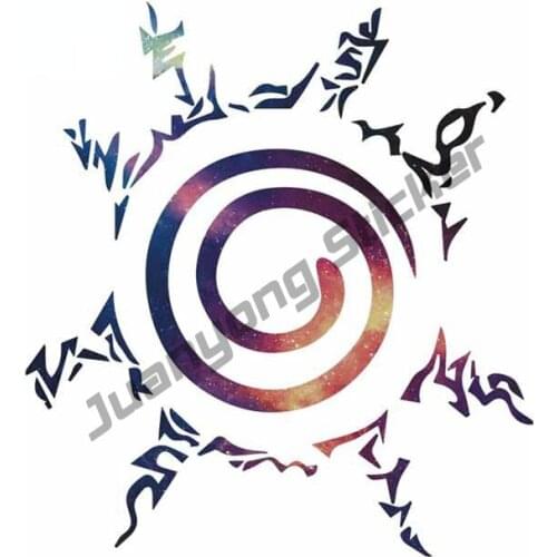 Seal of Uzumaki Vinyl Car Stickers Waterproof Anime Laptop Window Truck Camper Scratch-proof Custom Printing Decal PVC13x12cm