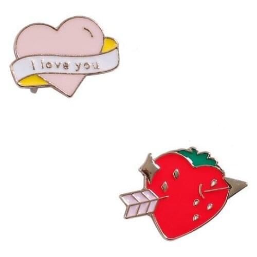 YUANJUAN Brooches Letter On Clothes