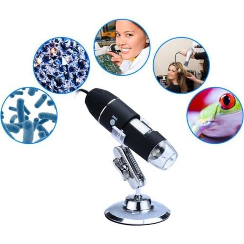 1000X Digital Microscope 8 LED Electron Microscope Handheld Portable Microscope USB Endoscope Phase Electronic Magnifier