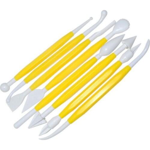 8pcs Fondant Carving Knife Cake Baking Decorating Sugar Craft DIY Shaping Tool