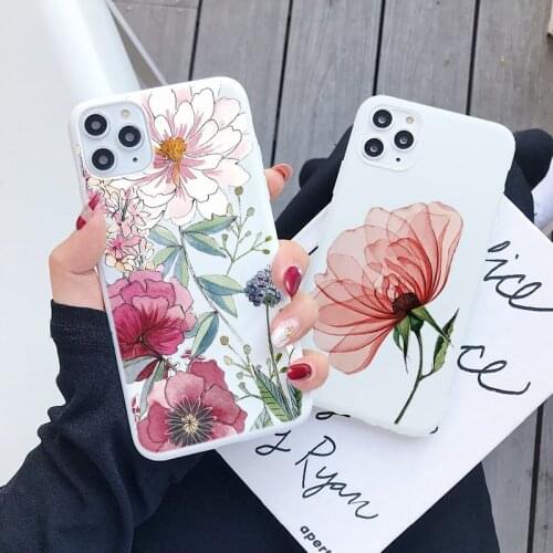 Flower Phone Case For Samsung S20 FE S10 S8 Plus Note 20 Ultra S10e A30 A50 A70 A20 A10 A51 A21s A31 A41 A51 A71 A11 M31 Fundas