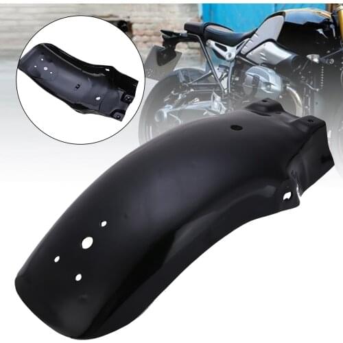 1PC Black Metal Retro Rear Fender Cruiser Chopper Bobber Cafe Racer Mudguard For Honda Shadow 600 VLX DLX VTX 1300 1800