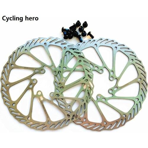 Mountain Bike Disc Brake 2PCS High Quality Bicycle Brake Disc 160MM 180MM Mountain Bike Brake Rotor G3 BB5 BB7 Cycling hero