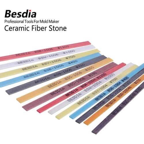 Taiwan Besdia Ceramic Fiber Stones Oilstone Made in Japan 1004 1006 1010 Cylindrical Oilstone 3.0*100