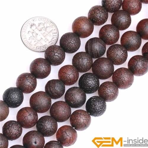 Frosted Vintage Dream Lace Agates Round Beads For Jjewelry Making Strand 15 inch DIY Bracelet Necklace Jewelry Making Bead