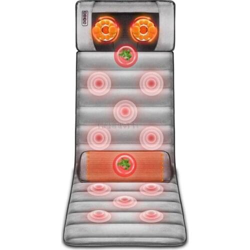 Cervical neck lumbar massage mattress electric multi-function general household cushion for leaning on of massager