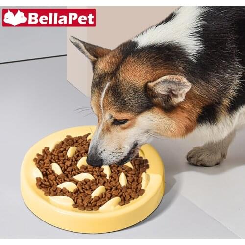 Slow Dog Feeder Bowl for Dogs Feeding Plastic Cat Food Bowl Container for Dog Accessories Pet Supplies Slow Feeder for Chihuahua