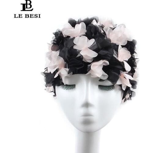 LEBESI 2017 New Women Adults Swimming Cap Elastic Waterproof PU Fabric Junior Cap Sports Swim Pool Hat Swimming Cap Free Size