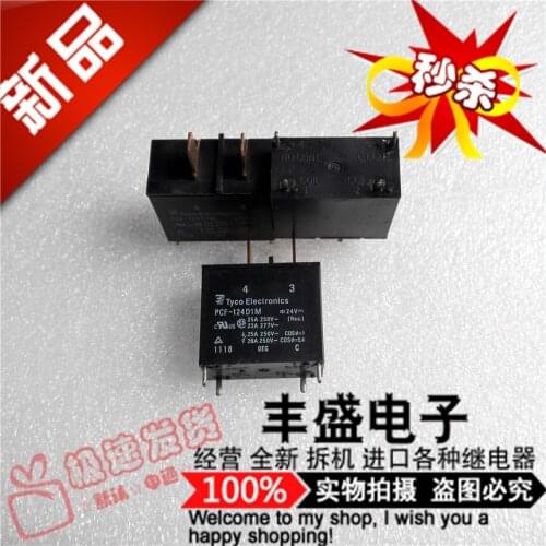 New Original PCF-124D1M 25A/250VAC PCF-124D1M-24VDC Relay