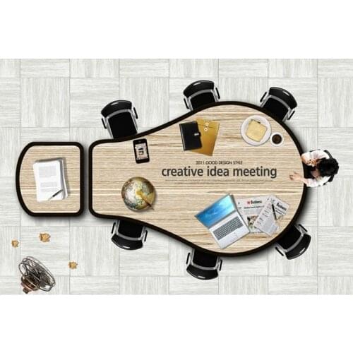 0214TB010 Office furniture creative negotiation reception conference table personalized training table conference meeting desk
