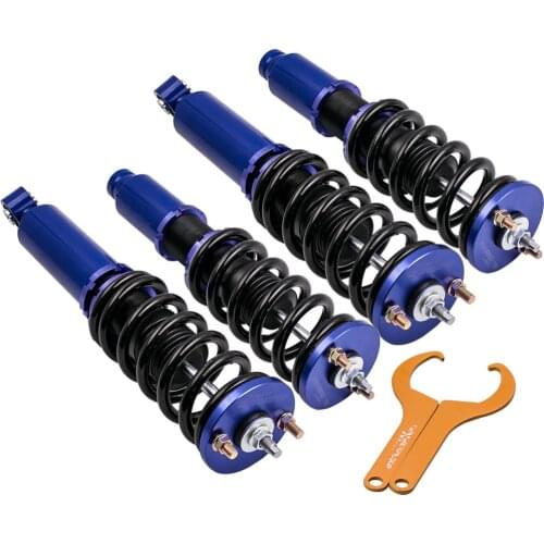 Full Suspension Spring Coilover Kit for Honda CR-V 1996 1997 1998 1999 2000 2001 Twin-Tube Adjustable Height Shock Absorber