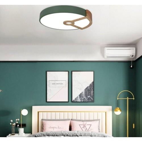Nordic led panel lights ceiling chandelier living room bedroom cafe hotel ceiling lights