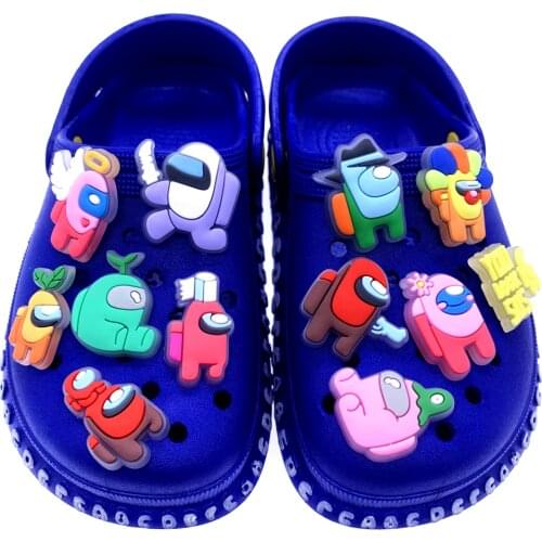 Glowing 10PCS Wholesale Mix Cartoon Shoes Charms Accessories Crafts Animal Robot Icon Buckles PVC Graden Shoe Decoration