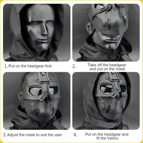 Comfortable Nylon Outdoor Hunting Airsoft Shooting CS Wargames for Outdoor