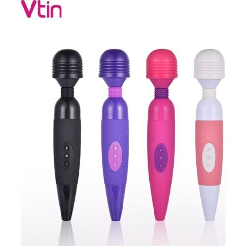 8 Speed AV Vibrator Sex Toys for Woman G Spot Massager USB Recharge Wand Clitoris Stimulator Vibrating Adult Product