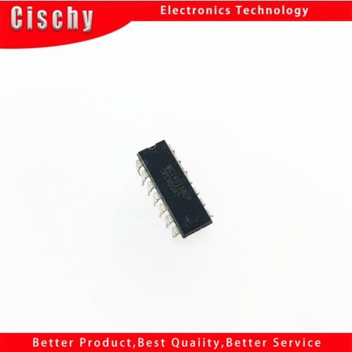 10PCS New original authentic MC14011 MC14011BCP DIP14