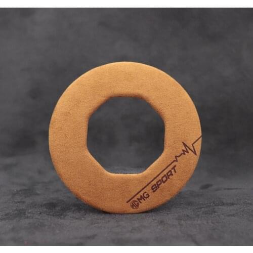 Metals carbon fiber + Short flannel 1pcs Car Accessories For MG ZS EV HS 2018 2019 2020 Steering wheel trim cover Sports