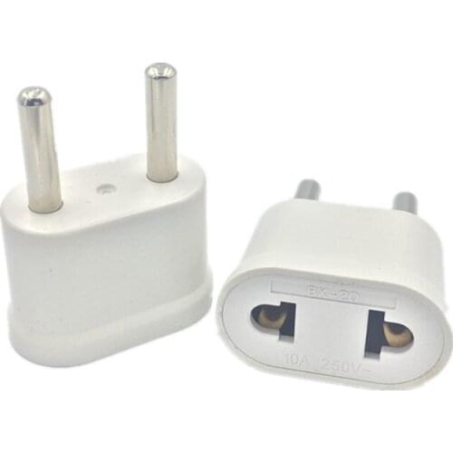 100pcs EU AU US EU KR Plug Adapter American Australia CN Travel Adapter Euro Electrical Plug Converter Power Charger Sockets