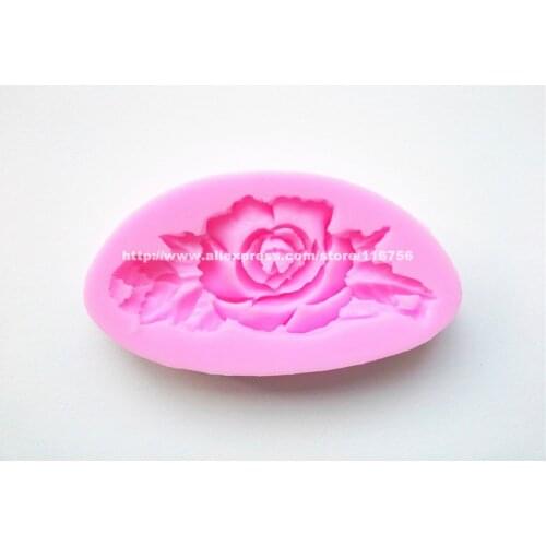 Free Shipping Flower Shaped Silicone Mold Cake Decoration Fondant Cake 3D Food Grade Silicone Mould 014