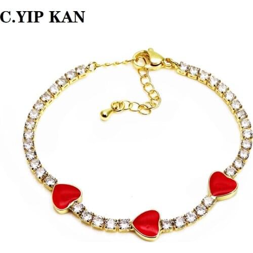 C.YIP KAN Stone Bracelets
