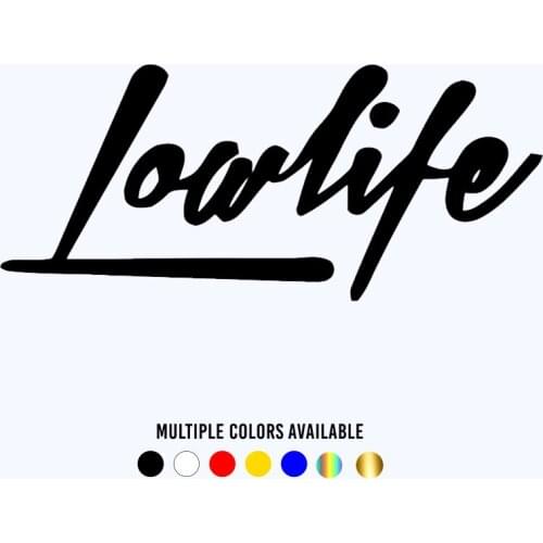 CK3050# low life reflective funny car sticker vinyl decal silver/black car auto stickers for car bumper rear window