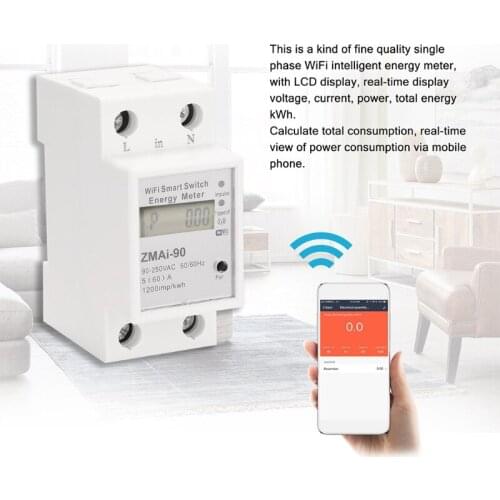 G5AB Remote Prepaid Meter Sense Energy Monitor Providing Insight into Homes Energy Use for Calculate Total Consumption